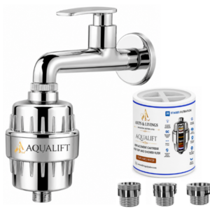 AquaLift™ Premium Hard Water Filter for Tap & Shower